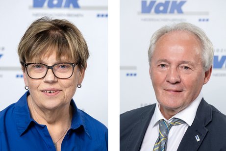 Porträtfotos von den beiden Personen
