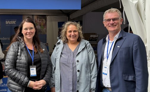 Gruppenfoto von Kerstin Tack, Andrea Nacke und Holger Grond