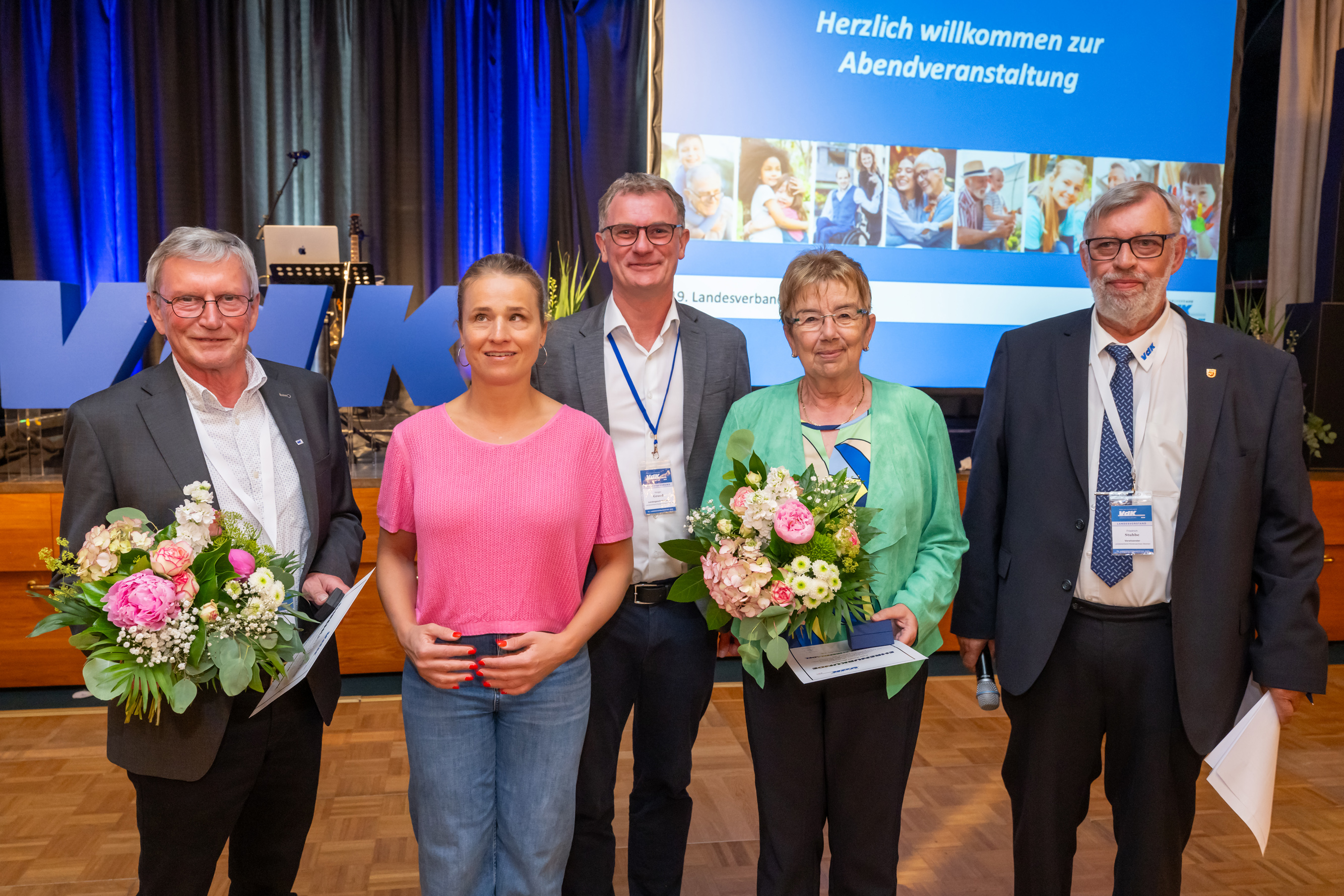 Gruppenfoto von der Ehrung