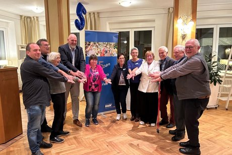 Der Vorstand des OV Altkreis Wittlage, mit Kreisvorsitzende Gisela Lauinger und Kreisgeschäftsführer Marco Saathoff