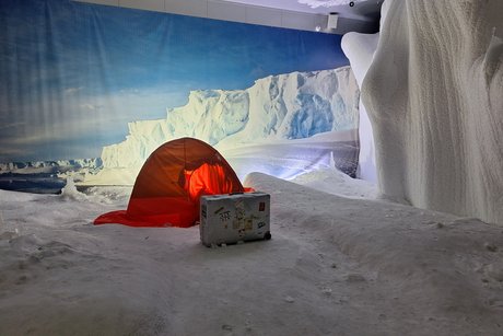 Zelt in der Arktis