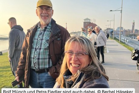 Rolf M&uuml;nch und Petra Fiedler sind auch dabei