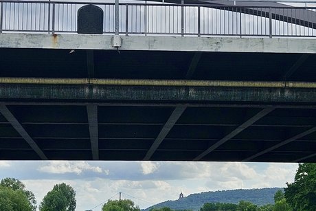 Auf der Weser mit Blick zum Hermann!