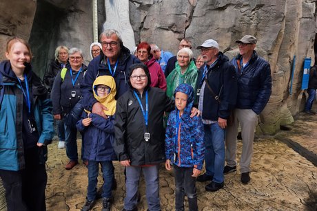 VdK-Mitglieder und Enkelkinder im Zoo am Meer