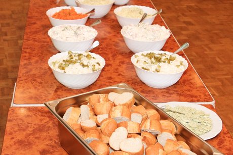 Grillbuffet aufgebaut Grillbuffet aufgebaut