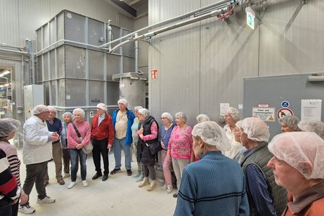 Besichtigung w&auml;hrend des Backbetriebes