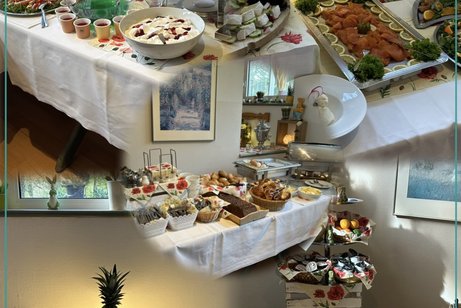 Gemischtes Essen zum Fr&uuml;hst&uuml;ck