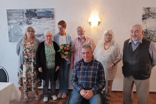 Die geehrten Mitglieder Gruppenbild
