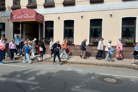 VdK-Mitglieder beim Stadtrundgang