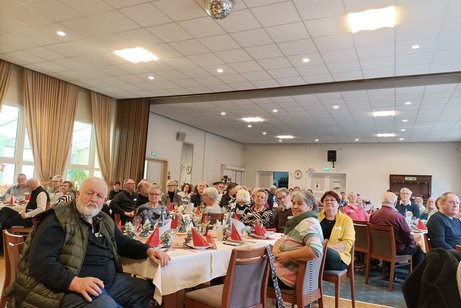 VdK-Mitglieder bei der Weihnachtsfeier