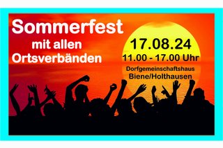 Sommerfest der Ortsverbände