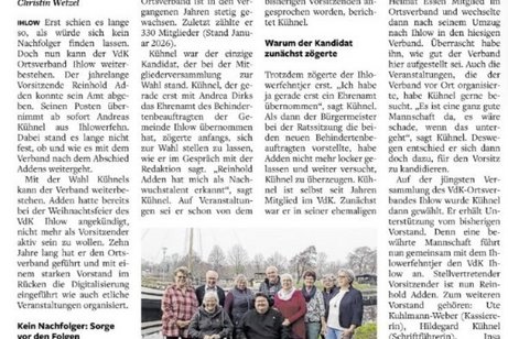 Bericht der ON &uuml;ber unseren Ortsverband