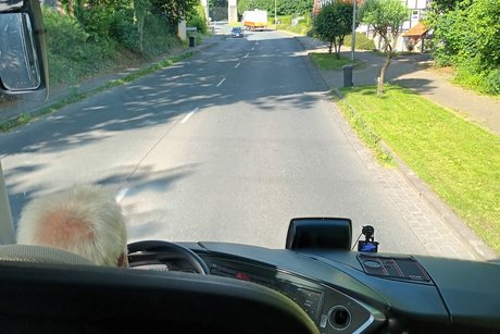 Hinfahrt mit dem Bus nach Höxter