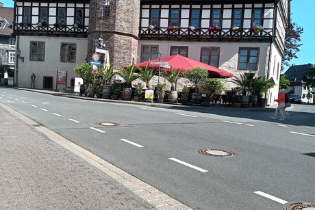Rathaus in der Altstadt von Höxter