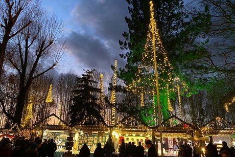 Weihnachtsmarkt im Wald