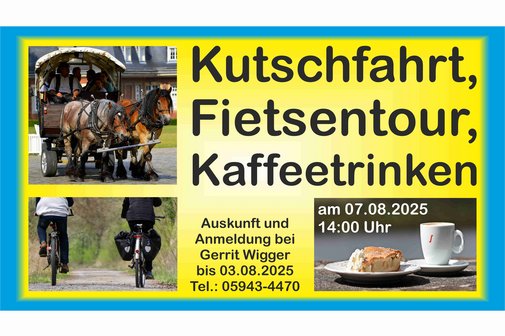 Fietsentour und Kutschfahrt