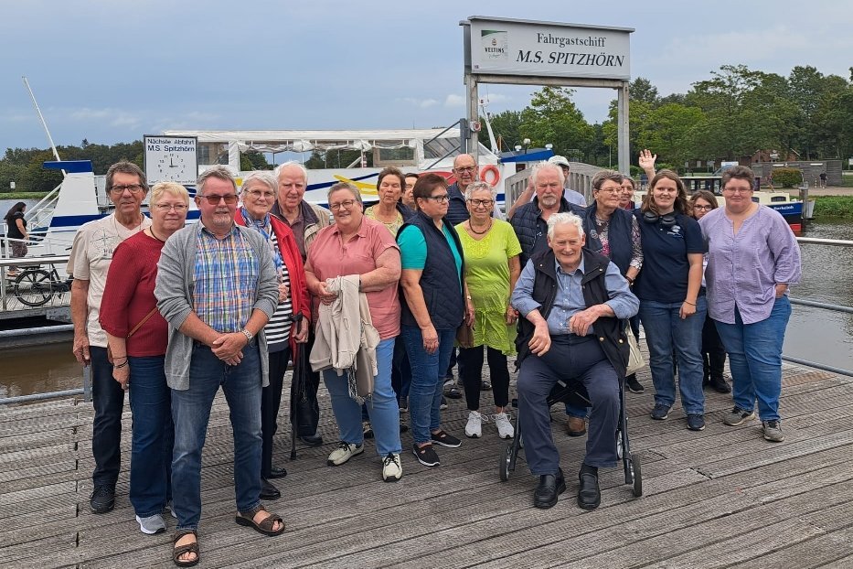 Gruppenfoto am Anleger