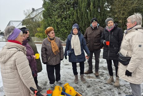 Pause beim Kohlgang 2026 Kohlessen