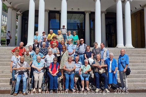 Gruppenbild der 6 Tages Reise nach Karlsbad 2025