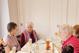 Nun kann das Essen auch kommen