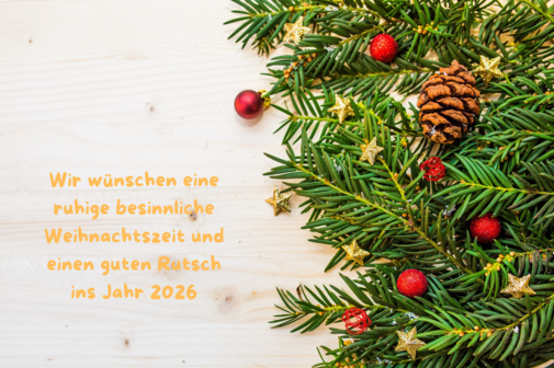 Sie sehen eine nettes Bild mit weihnachtlicher Deko