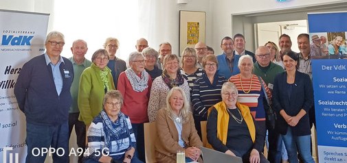 Gruppenfoto der Ehrenamtlichen bei der Kreisarbeitstagung