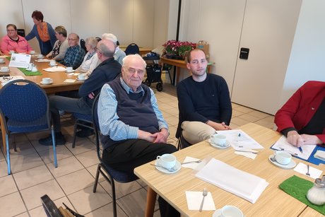 Besuch vom VdK-Kreisverband: Bernd Kossendey und Henning Hilgefort.