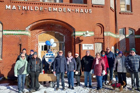 Halt am Mathilde Emden Haus