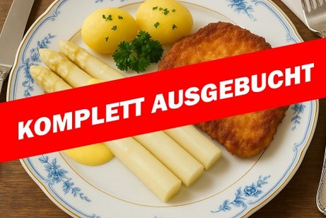 Spargel mit Schnitzel