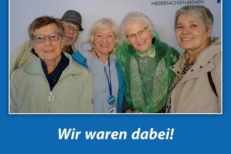 Mit der Fotobox wurden auch die Mitglieder, die zu Besuch am Stand waren, abgelichtet