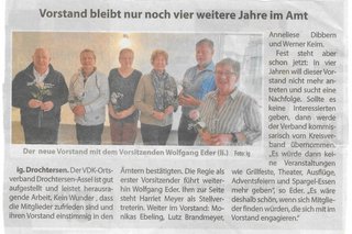 Jahreshauptversammlung des VdK Ortvereins Drochtersen-Assel