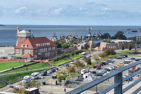 Blick von der Dachterrasse