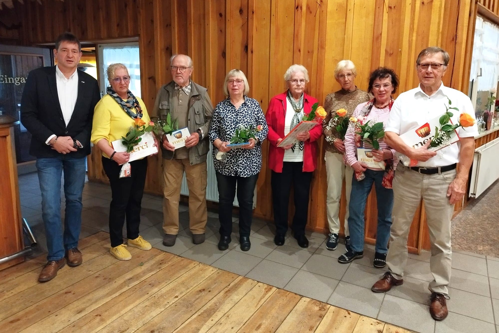 Gruppenfoto von der Ehrung