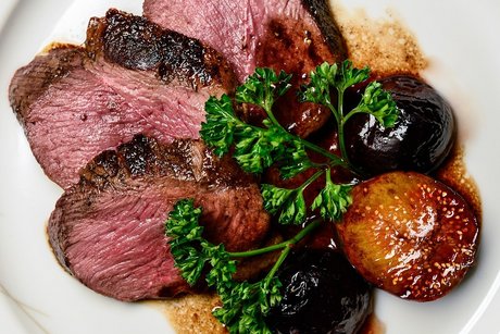 Wir freuen uns auf eine leckere Entenbrust.