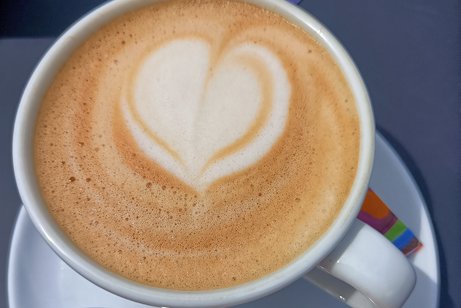 Cappuccino mit Herz Cappuccino mit Herz
