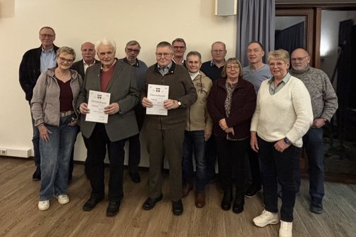 Gruppenfoto von der Ehrung
