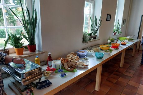 Das reichhaltige Buffet