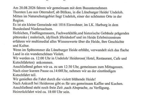 Anmeldung / Beschreibung Anmeldung und Information