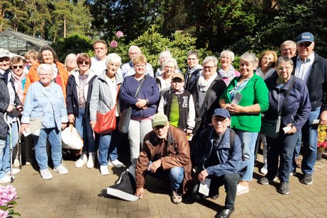 VdK-Mitglieder im Rhododendron-Park Hobbie