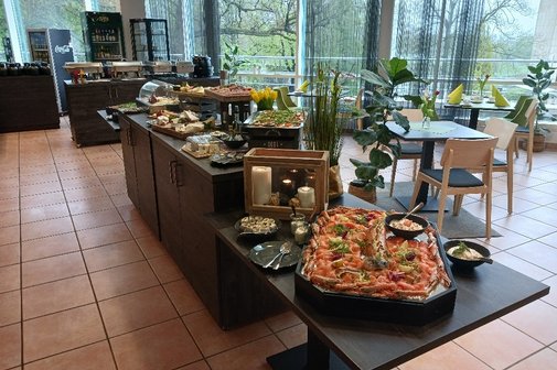 Foto von einem Fr&uuml;hst&uuml;cksb&uuml;ffet