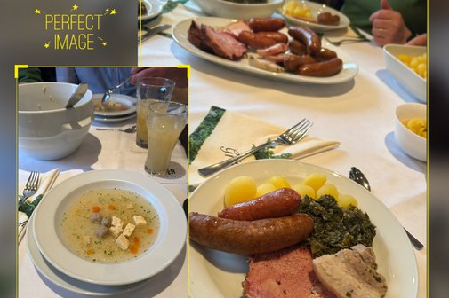 Grünkohlessen Grünkohlteller