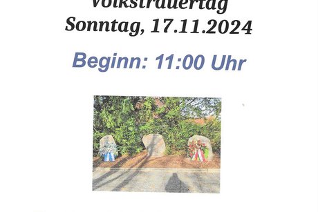 Volkstrauertag Kranzniederlegung
