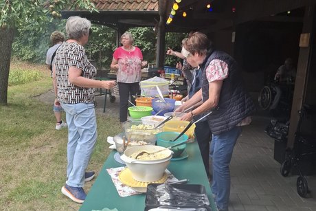 Aufbau Salatbar