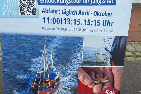 Angebot Kutterfahrt Plakat Kutterfahrt