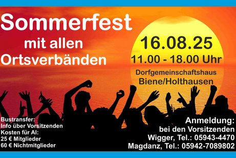 Sommerfest der Ortsverbände