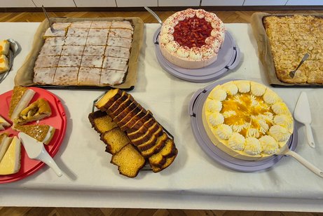 Kuchen zum Kl&ouml;nnachmittag