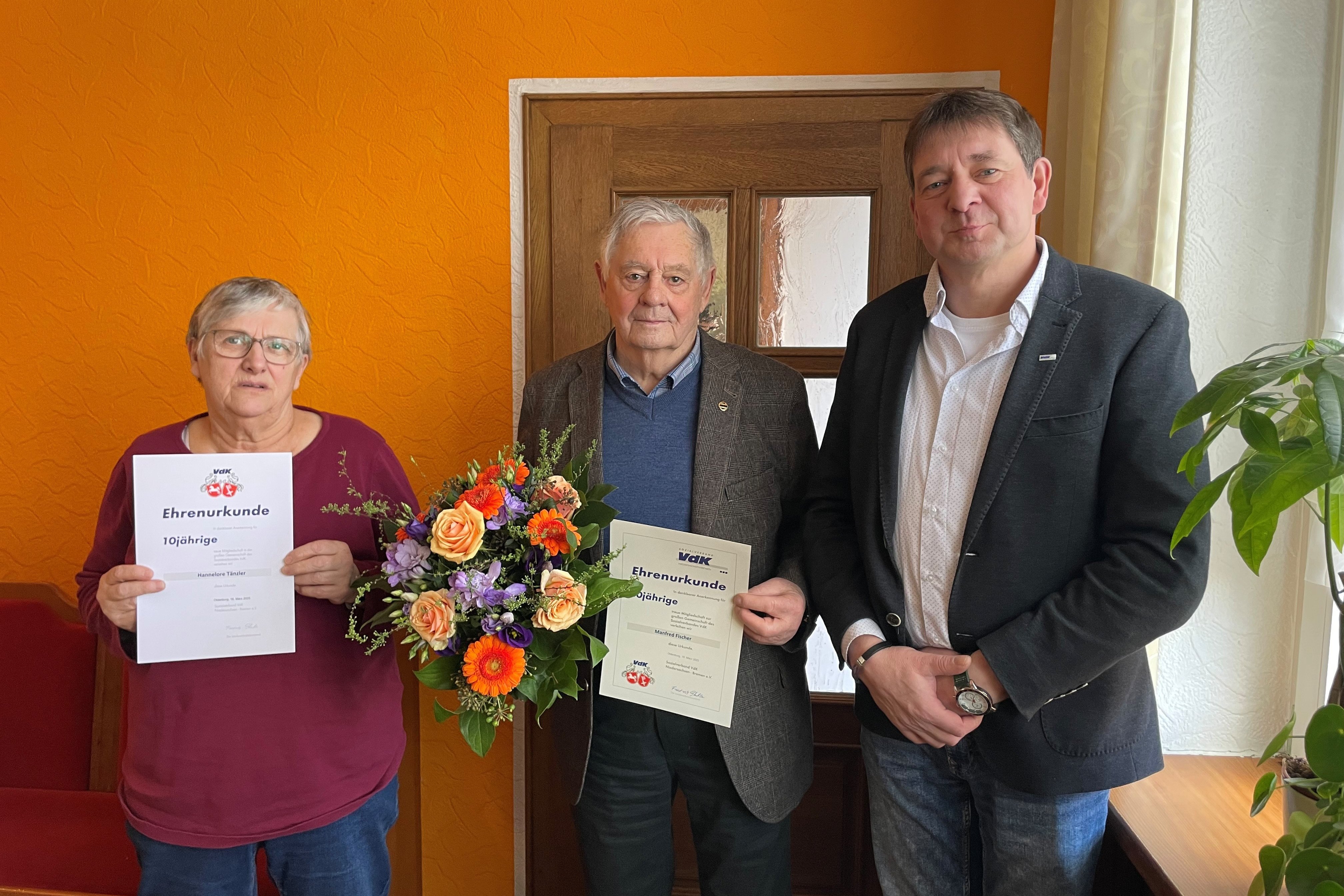 Gruppenfoto von der Ehrung