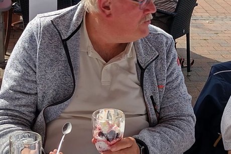 Eis essen im San Remo