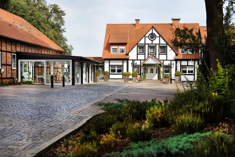 Innenhof Landhotel Baumann`s Hof