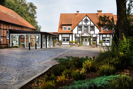 Innenhof Landhotel Baumann`s Hof